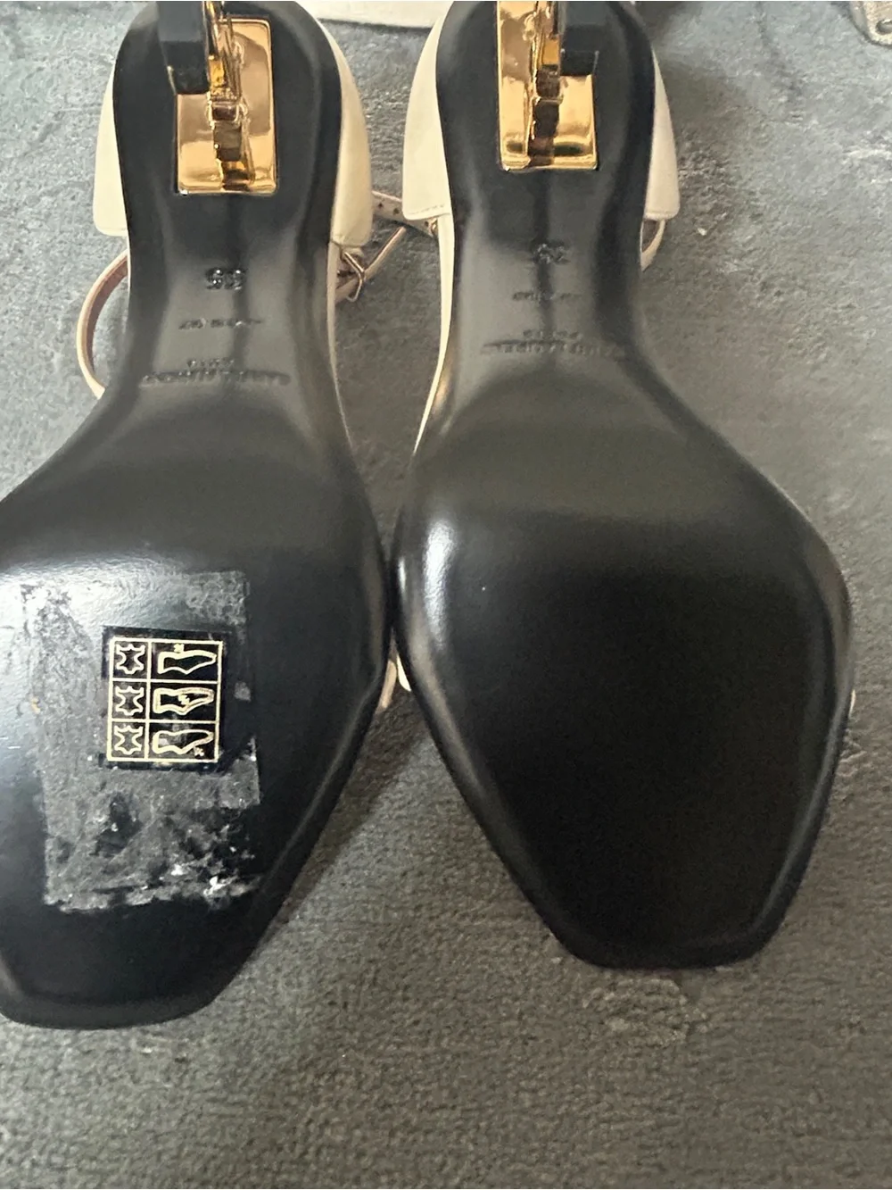 Saint Laurent YSL Opyum Logo Heels - Picture 4 of 12